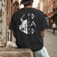 Men Celtic Norse Mythology Viking Dad Men's Back Print T-Shirt