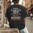 For Men Father's Day Halloween Diesel Mechanic Dad Men's Back Print T-Shirt