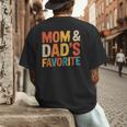 Mom & Dad's Favorite Men's Back Print T-Shirt Mom & Dad's Favorite Men's Back Print T-Shirt