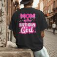 Mom And Dad Birthday Girl Family Matching Party Decorations Men's Back Print T-Shirt