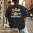 Mom And Dad Of The Birthday Girl Melon Family Matching Men's Back Print T-Shirt Mom And Dad Of The Birthday Girl Melon Family Matching Men's Back Print T-Shirt
