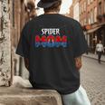 Mom And Dad Spider Family Matching Birthday Halloween Men's Back Print T-Shirt