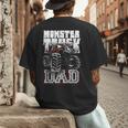 Monster Truck Dad Tshirt Men's Back Print T-Shirt