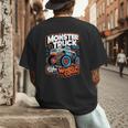 Monster Truck Dad Wheelie Cool Like Normal Dad Men's Back Print T-Shirt