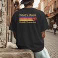 Nerdy Dads Dice For Tabletop RPG New Father Men's Back Print T-Shirt