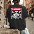 New Dad Prepared For Diaper Duty Daddy Diaper Duty Men's Back Print T-Shirt New Dad Prepared For Diaper Duty Daddy Diaper Duty Men's Back Print T-Shirt