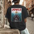 Newfoundland Dog Newfie Lab Jowls Burger Dog Mom Dad Men's Back Print T-Shirt