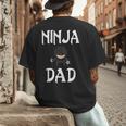 Ninja Dad Tshirt Ninja Shirt Ninja Tshirts Father Men's Back Print T-Shirt
