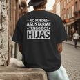 No Puedes Asustarme Tengo Dos Hijas Tshirt Spanish Dad Shirt Men's Back Print T-Shirt No Puedes Asustarme Tengo Dos Hijas Tshirt Spanish Dad Shirt Men's Back Print T-Shirt