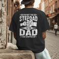 Not The Stepdad Dad That Stepped Up Fathers Day 2025 Men's Back Print T-Shirt