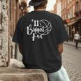 Number 11's Biggest Fan Shirt Basketball Player Mom Dad Men's Back Print T-Shirt Number 11's Biggest Fan Shirt Basketball Player Mom Dad Men's Back Print T-Shirt