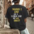Theodore's Dad Text Men Boys Men's Back Print T-Shirt