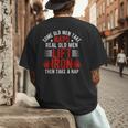 Old Men Gag Workout Gym Fitness Exercise Weightlifting Dad Men's Back Print T-Shirt