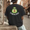 Papacado Avocado Dad Daddy Father's Day Men's Back Print T-Shirt