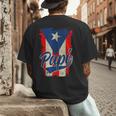Papi Puerto Rican Dad Puerto Rico Pride Boricua Father's Day Men's Back Print T-Shirt