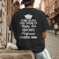 For Parents Of Actors And Actresses Drama Mom And Dad Men's Back Print T-Shirt