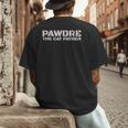 PAWDRE The Cat Father Cat Dad Feline Fathers Cat Men's Back Print T-Shirt