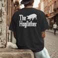 Pig The Hogfather Hog Dad Fathers Day Parody Papa Men Men's Back Print T-Shirt