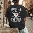 Pirate Dad I Be The Captain Of This Here Crew Pirate Dad Men's Back Print T-Shirt
