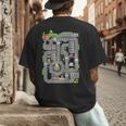 Play Cars On Dad's Back Shirt Kids And Fathers Play Men's Back Print T-Shirt