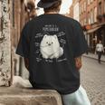 Pomeranian Anatomy Cute Pet Pom Mom Dog Dad For Men Women Girls Kids Men's Back Print T-Shirt