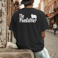 Pomeranian Father Dad The Pom Father Dog Lover Small Men's Back Print T-Shirt