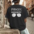 Princess Security Perfects For Dad Orr Boyfriend Small Men's Back Print T-Shirt Princess Security Perfects For Dad Orr Boyfriend Small Men's Back Print T-Shirt