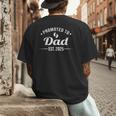 Promoted To Dad EST 2025 Soon To Be Dad Men's Back Print T-Shirt