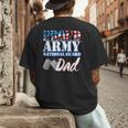 Proud Army National Guard Dad Fathers Day Shirt Men Men's Back Print T-Shirt