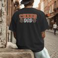 Proud Cheer Dad My Favorite Cheerleader Calls Me Dad Orange Men's Back Print T-Shirt Proud Cheer Dad My Favorite Cheerleader Calls Me Dad Orange Men's Back Print T-Shirt