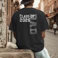 Proud Dad Of A 2026 Graduate Grad Senior Father Graduation Men's Back Print T-Shirt