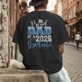 Proud Dad Of a Class Of 2026 Graduate Senior Graduation Men's Back Print T-Shirt