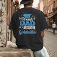 Proud Dad Of a Class Of 2026 Graduate Senior 2026 Men's Back Print T-Shirt