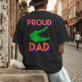 Proud Dad Of A Gator Unique Idea For Fathers Day Men's Back Print T-Shirt