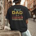 Proud Dad Of An Official Teenager 13th Birthday Son Daughter Men's Back Print T-Shirt Proud Dad Of An Official Teenager 13th Birthday Son Daughter Men's Back Print T-Shirt