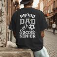 Proud Dad Of a Soccer Senior Class Of 2026 Graduation Men's Back Print T-Shirt
