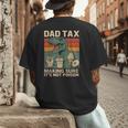 Retro Father's Day Dad Tax Making Sure It's Not PoisonRex Men's Back Print T-Shirt