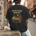 Retro Hold The Flashlight Still Dumbass Car Fixing Dad Son Men's Back Print T-Shirt