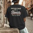 Retro Proud Dad Of a Senior Class Of 2026 Senior Dad 2026 Men's Back Print T-Shirt