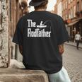 The Rodfather Fishing Dad Men's Back Print T-Shirt