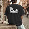 The RottFather Rottweiler Dad Shirt Men Men's Back Print T-Shirt