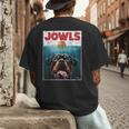 Rottie Rottweiler Jowls Burger Giant Tank Dog Mom Dad Men's Back Print T-Shirt