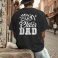 Senior Cheer Dad 2026 Proud Cheerleader Dad Class Of 2026 Men's Back Print T-Shirt