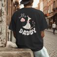 Silly Daddy Silly Goose Dad Birthday Family Matching Party Men's Back Print T-Shirt
