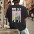 The Simpsons Father's Day Mad Dad Skills Homer Poster Men's Back Print T-Shirt