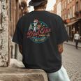 Skeleton Dad Tax Making Sure It's Not Poison Father's Day Men's Back Print T-Shirt