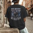 Skeleton No More Mr Nice Guy Meme Men Dad Papa Men's Back Print T-Shirt
