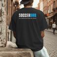 Soccer Dad Cute Men's Back Print T-Shirt