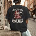 Soggy Beaver Bbq Barbecue Grill Master Humor Dad Men Men's Back Print T-Shirt
