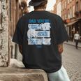 Sonic The Hedgehog Father's Day Dad Qualities Distressed Men's Back Print T-Shirt